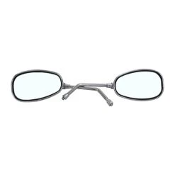 Buy 👍 Mon Ster Chrome Scooter Mirror Set With Oblong Mirrors 🌟