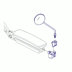 Top 10 🎉 Mirror For Tru-Balance 3 Seats On Quantum Power Chairs 🔔 -mobilitymotor Sales tb3 mirror frt